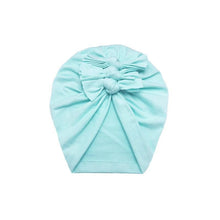 Load image into Gallery viewer, Luxury Modern Baby Headband Hat Bowknot Print Cotton Stretchy Turban Headband Infant Head Wrap Beanie Hat For Babies and Kids