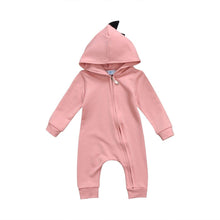 Load image into Gallery viewer, Baby Dinosaur and Rabit Jumpsuit With Zipper Newborn Baby Clothes Crawling Clothes Baby Girls and Boys Kids Costume Jumpsuit