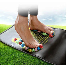 Load image into Gallery viewer, Reflexology Walk Stone Road Foot Massage Mat Acupressure Relax Massage Pad Foot Spa Leg Pain Relief Healthcare Walk Massager Mat
