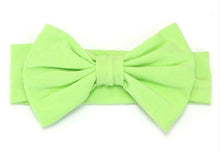 Load image into Gallery viewer, Headband Knitted Cotton Children Girls Elastic Bow Hair Bands Turban for girl Headbands