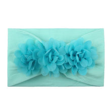 Load image into Gallery viewer, Handamde New Colorful Chiffon Flower Headband for Newborn Baby Toddler Ribbon Elastic Baby Headdress Kids Hair Band Girl Bow Knot Styling