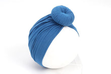 Load image into Gallery viewer, Newborn Toddler Kids Turban Cotton Beanie Hat Winter Cap Knot Solid Soft Sleeping Caps For Kids