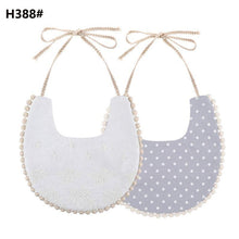 Load image into Gallery viewer, Infant Baby Bib Kid Toddler Dinner Feeding Tassel Double-side Cotton Linen Burp Cloths Saliva Towel For Baby