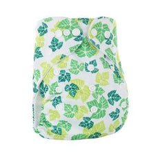 Load image into Gallery viewer, Modern Printed Bamboo Charcoal Inner Pocket Diaper For Baby Reusable Cloth Diaper Nappies With Double Leg Gusset In Modern Printed Design For Baby and Kids