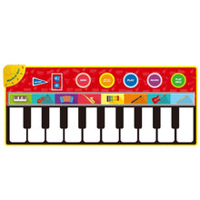 Load image into Gallery viewer, Big Size Music Piano Carpets & 8 Instruments Guitar Accordion Violin Sounds Musical Play Mat Educational Toy For Kids