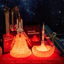 Load image into Gallery viewer, New 3D Print Space Shuttle Lamp Night Light For Space Fans Moon Lamp Rocket Lamp As Room Decoration