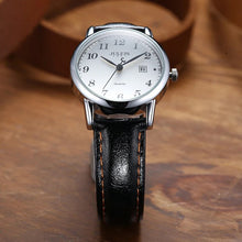 Load image into Gallery viewer, Top Julius Women's Watch Japan Quartz Hours Auto Date Fine Fashion Woman Clock Real Leather Strap Girl's Retro Birthday Gift Box