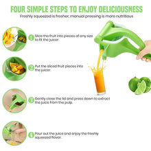 Load image into Gallery viewer, Portable Manual Press Juicer Extractor Squeezer Squash
