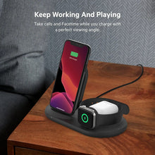 Load image into Gallery viewer, Belkin 3-in-1 Wireless Charger | Fast Charging Stand | For Apple iPhone, Watch, and AirPods