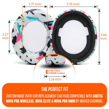 Load image into Gallery viewer, Arctis Nova Pro Wireless, Nova Elite & Nova Pro Omni Earpads - WC PadZ Nova Pro Wireless