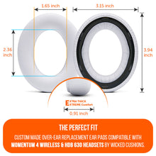 Load image into Gallery viewer, Sennheiser Momentum 4 & HDB 630 Earpads - WC PadZ Momentum 4 & HDB 630