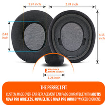 Load image into Gallery viewer, Nova Pro Wireless, Nova Elite & Nova Pro Omni Earpads - WC StealthZ