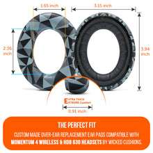 Load image into Gallery viewer, Sennheiser Momentum 4 & HDB 630 Earpads - WC PadZ Momentum 4 & HDB 630