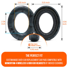 Load image into Gallery viewer, Sennheiser Momentum 4 & HDB 630 Earpads - WC PadZ Momentum 4 & HDB 630