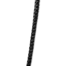 Load image into Gallery viewer, Men's Sterling Silver Black Onyx Tennis Necklace