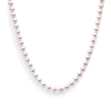 Load image into Gallery viewer, 14K Yellow Gold 8.0x8.5mm Akoya Pearl Strand Necklace