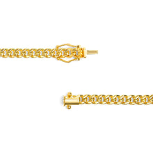 Load image into Gallery viewer, Semi-Solid 14K Yellow Gold 4.5mm Miami Cuban Chain Necklace - Unisex Chain - 22 Inches