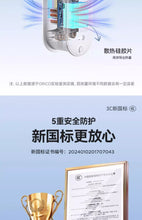 Load image into Gallery viewer, 65W GaN Fast Charging Power Strip 7-in-1 Multi USB-A/C Port for Phone Laptop with Overcharge Protection Portable Travel Adapter