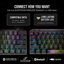 Load image into Gallery viewer, Corsair K70 Pro Mini Wireless (CHERRY MX Red, RGB) / Compact 60% Gaming Keyboard