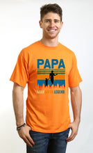 Load image into Gallery viewer, Papa Man, Myth, Legend Men's Bamboo Viscose/Organic Cotton Short Sleeve Graphic T-Shirt