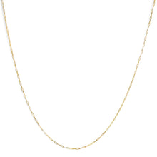 Load image into Gallery viewer, Unisex Solid 14K Yellow Gold 1.5mm Paperclip Chain Necklace - 18 Inches