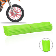 Load image into Gallery viewer, 72pcs Bicycle Wheel Spoked Protector Wraps 24cm Wheel Rim Spoke Wrap Kit for Motorcycle Bike Color Rims Skin Trim Covers Pipe