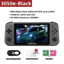 Load image into Gallery viewer, ANBERNIC Win600 PC Games Handheld AMD 3020e/3050e 5.94 Inch IPS Screen Office Video Game Console Windows 10 WiFi5 Pocket Laptop