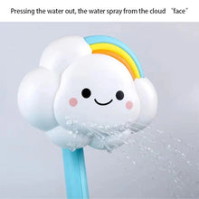 Load image into Gallery viewer, Cloud Weather Bath Toy for Kids – Educational Water Spray Toy with Rotating Nozzle & Suction Cup