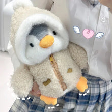 Load image into Gallery viewer, New Cute Penguin Plush Toy Baby Comforting Sleep Doll Fluffy Penguin Wearing Clothes Hats Stuffed Animal Pillow Birthday Gifts