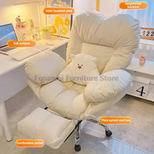 Load image into Gallery viewer, Large Soft Office Chair Home Gaming Computer Sofa Chair with Double Thick Armrest Gamer Comfortable Desk Rolling Swivel Chairs