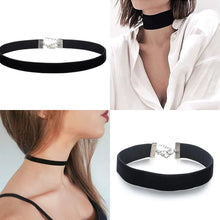 Load image into Gallery viewer, 2023 New Fashion Black Velvet Choker Necklace For Women's Goth Neck Chain In Aesthetic Jewelry Accessories Trending Products