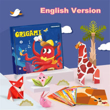 Load image into Gallery viewer, Cartoon Animal Origami & Paper Cutting Book - Educational Craft Toy for Kids