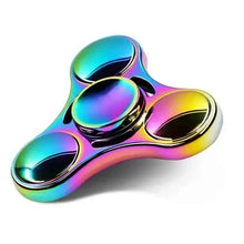 Load image into Gallery viewer, Stainless Steels 3 in 1 Fidget Spinner and Slider Combo with Click Button Metal Toy for Adult Stress Relief