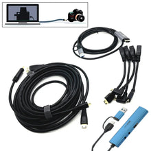Load image into Gallery viewer, 2in1 USB & Type-C to Micro / Mini HDMI-compatible Video Capture Card Live Streaming Cable for Sony Canon Nikon Fuji Camera PC 4K