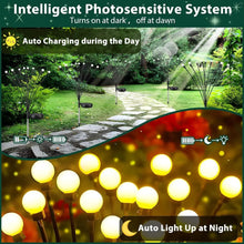 Load image into Gallery viewer, 8pcs Solar Firefly Garden Lights – IP65 Waterproof LED Outdoor Lawn & Landscape Lamps