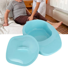 Load image into Gallery viewer, Portable Household Bed Toilet Bedpan with Cover for Bedridden Patients Pregnant Woman Elderly Paralyzed Disabled Care Bedpan