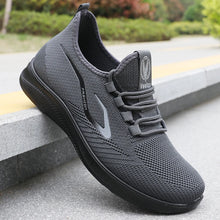 Load image into Gallery viewer, Men's Fashionable Solid Woven Knitted Running Shoes - Lightweight, Breathable, Non-Slip - Perfect Sports Shoes for Out - Lightweight, Breathable, Anti-Slip
