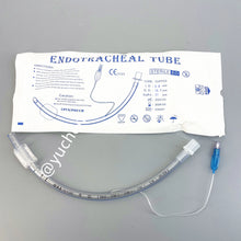 Load image into Gallery viewer, Endotracheal Tube with Cuff Disposable Sterilized Tracheal Tube for Veterinary Medical Consumables ID 2.0-10mm