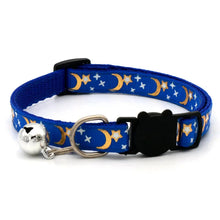 Load image into Gallery viewer, Cat Collar with Bell โ Adjustable Star & Moon Pet Necklace