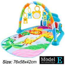 Load image into Gallery viewer, Baby Fitness Play Gym with Music & Piano Mat