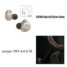 Load image into Gallery viewer, Kefine X ANGELEARS Delci AE 10mm DLC+PU Diaphragm Dynamic Driver IEMs Hi-Fi I n-ear Earphone with Two Tuning Style