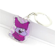 Load image into Gallery viewer, Chowder Men's and women's key chain accessories lovely bag pendant key ring acrylic cartoon friend gift