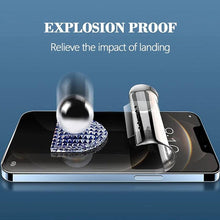 Load image into Gallery viewer, 2Pcs Anti-Spy Hydrogel Film for IPhone 11 14 Pro Max 7 8 Plus Privacy Screen Protectors for IPhone 12 13 PRO XS MAX Mini X XR Bubble Free Fine Diamond Clear Crystal Shockproof Tempered Glass Film