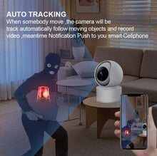 Load image into Gallery viewer, 5MP HD IP Camera Smart Auto Tracking Indoor Baby Monitor Wifi Surveillance Camera Security Home Night Vision Video Two-Way Audio