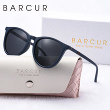 Load image into Gallery viewer, BARCUR Pink Fashion Round Sunglasses for Women – Polarized Comfortable UV400 Mirror Lense Lightweight PC Frame for Summer Travel Vacation & Holiday – Trendy Girls’ Gift Idea with Sweet Style