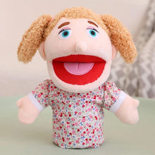 Load image into Gallery viewer, 28-33cm Kids Plush Finger & Hand Puppet Popular Activity Boy Girl Role Play Bedtime Story Props Family Role Playing Toys Doll