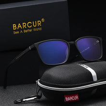 Load image into Gallery viewer, BARCUR Trendy Fashionable Square Reading Glasses Anti-Fatigue Lightweight PC Frame with AC Lens - Fashionable Multiple Degree Glasses for Summer and Men and Women
