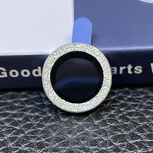 Load image into Gallery viewer, Bling Diamond Camera Lens Protector For iPhone 14 13 12 11 Pro Max Metal Ring Lens Glass Glitter Protective Cap iPhone 13 mini Camera Lens Protector Sparkle Diamond Ring Metal Alloy HD Glass for iPhone