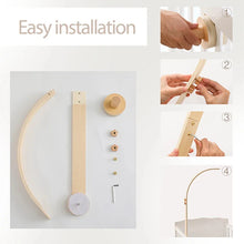 Load image into Gallery viewer, Baby Wooden Bed Bell Bracket Mobile Holder