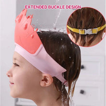 Load image into Gallery viewer, Adjustable Kids Shampoo Cap – Baby Bath Visor with Ear Protection